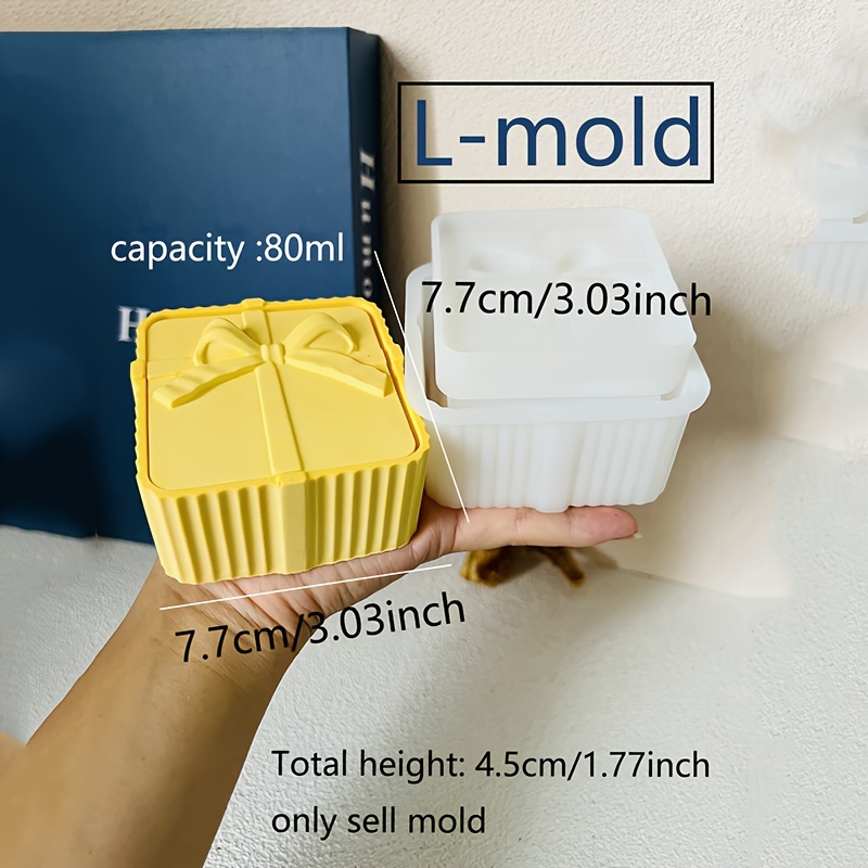 Molde Silicona Redondo Elaboración Cajas Almacenamiento Tapa - Temu Chile