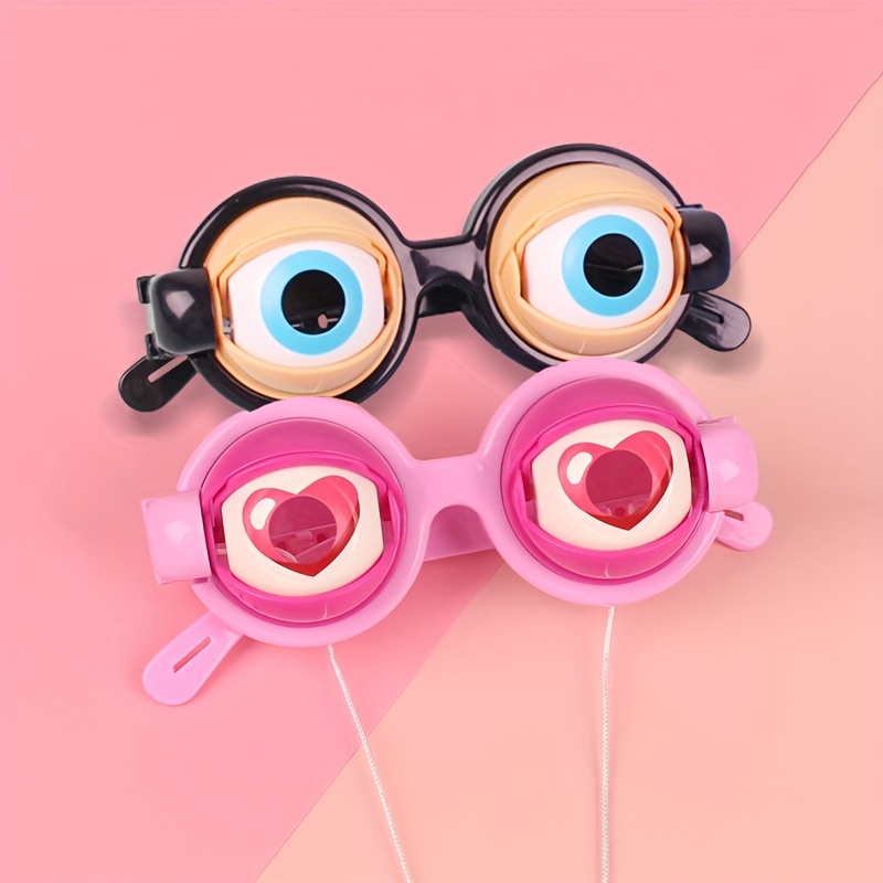 Eyes Glasses Toy Pop Out Eye Drop Eyeball Gags toy Funny Horror