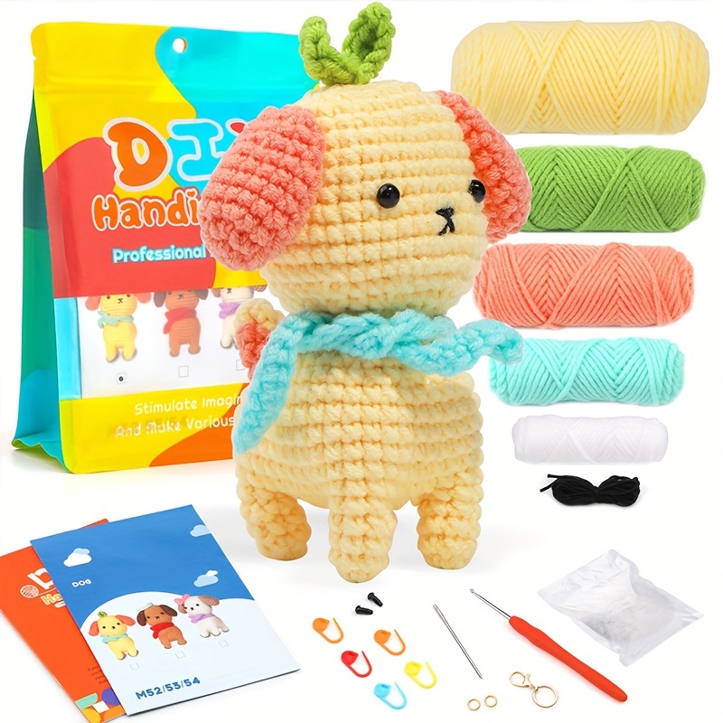 Crochet Kit For Beginners Beginner Animal Crochet Kit Cute - Temu
