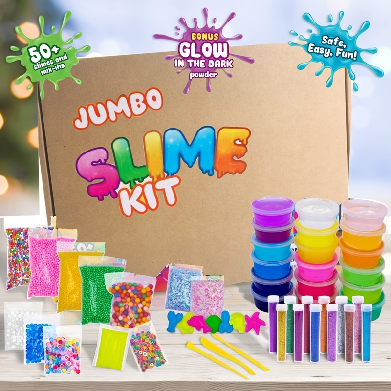 Unicorn Slime Kit Supplies Stuff For Girls Making Slime Glitter