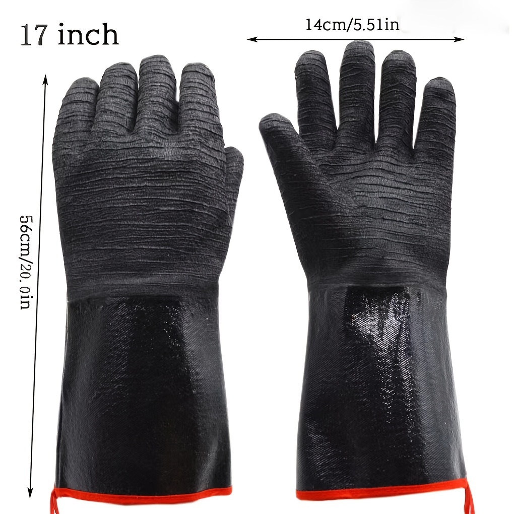 Oven Gloves BBQ Gloves Heat Resistant Cooking Grill Gloves - China