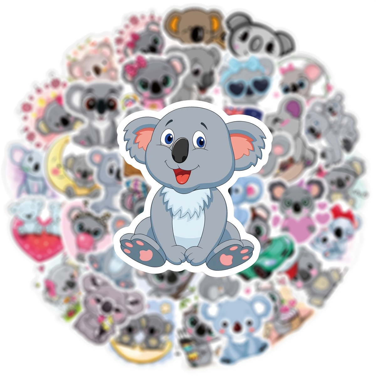 Rainbow Koala Sticker, Wildlife Sticker, Waterproof Sticker, Animal Gift,  Cute Sticker, Animal Decor, Koala Sticker, Koala Gift 