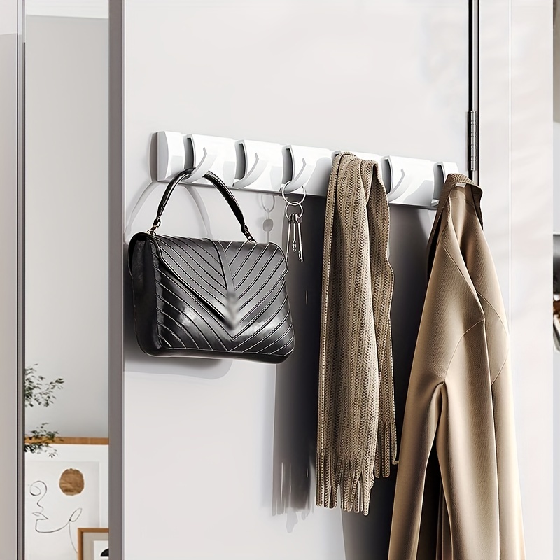 Modern Black Aluminium Wall Mounted Hooks Perfect Towels - Temu Canada