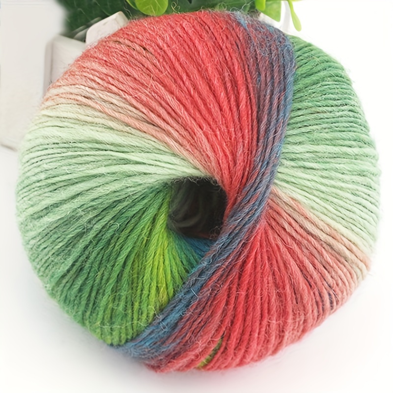 Wool Colored Yarn Hand Knitting Yarn Crochet Yarn Crocheting - Temu