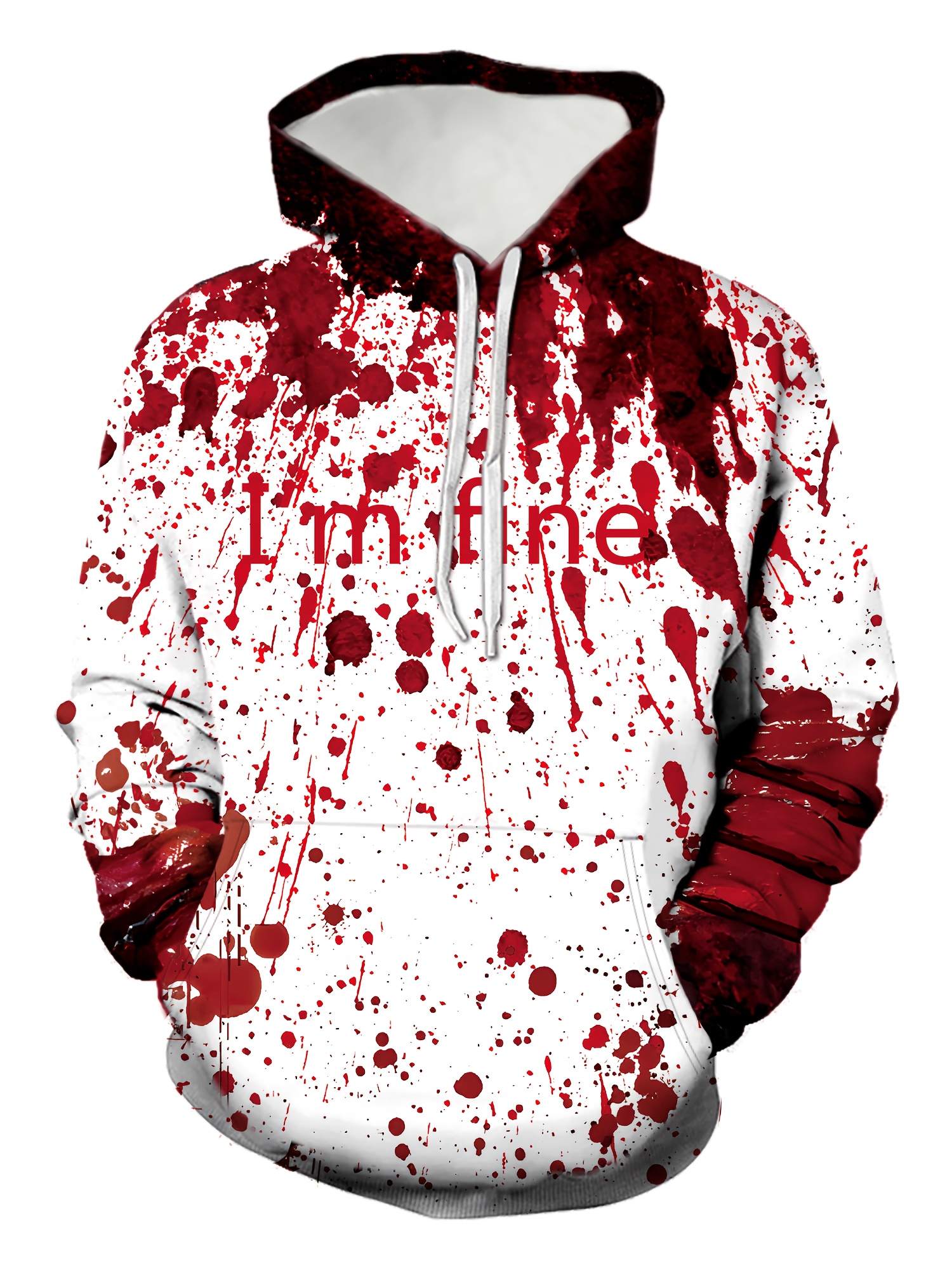 Im fine 2025 bloody sweatshirt