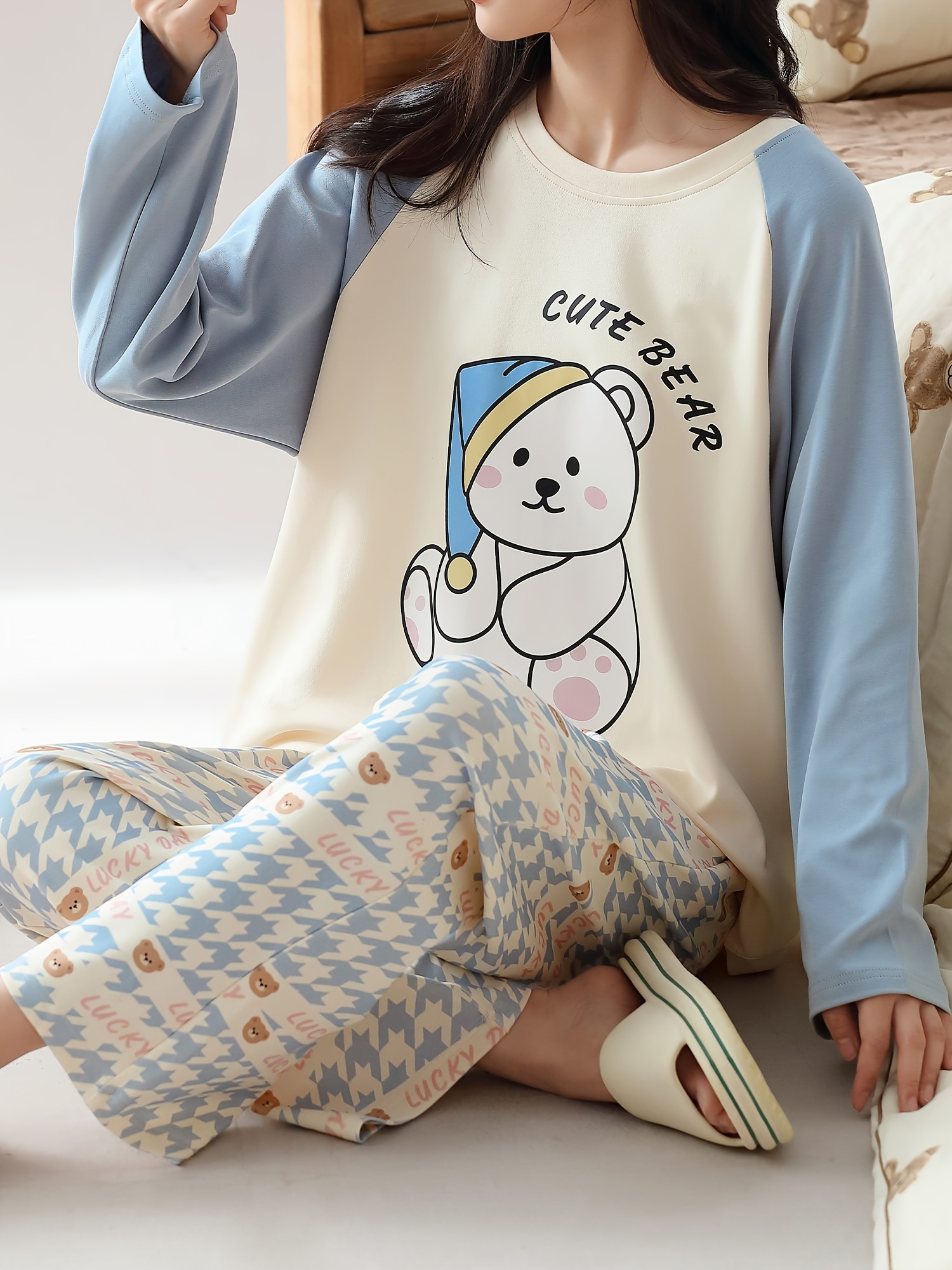 Cute Bear Pajama - Temu