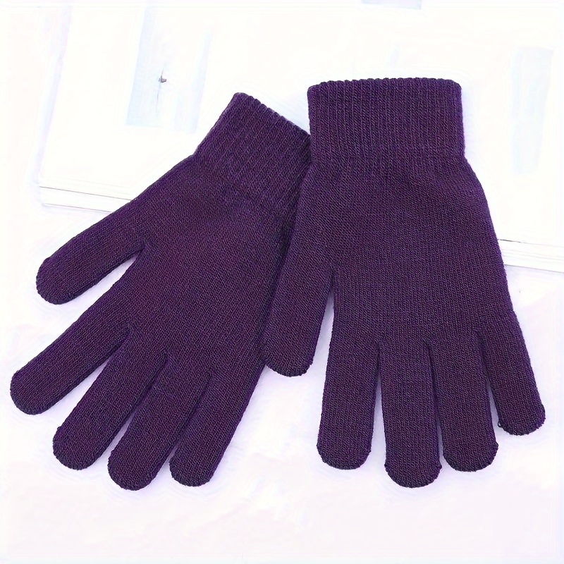 2 pares de guantes de medio dedo Guantes térmicos de otoño e
