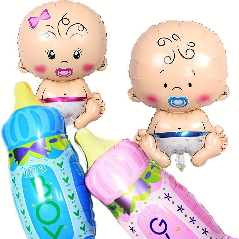 Tradineur - Set de baby shower, decoración fiesta de bebé, incluye