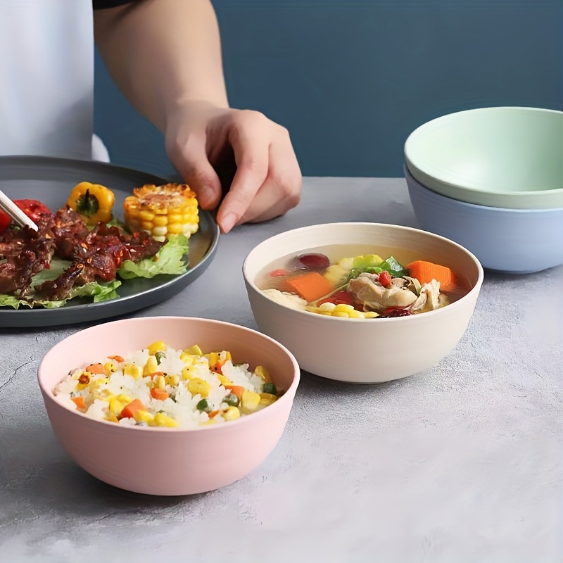 6pcs Unbreakable Cereal Bowl Microwave Dishwasher Safe