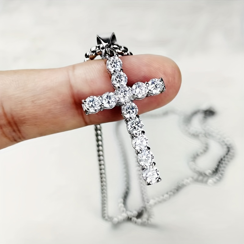 Pendentif croix homme luxe