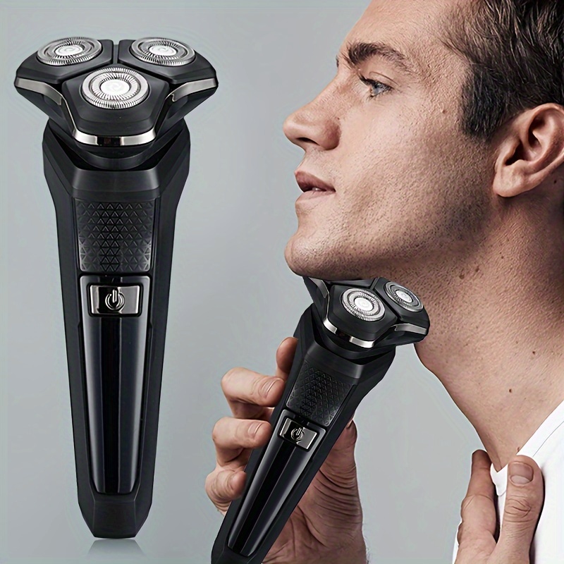  Maquinilla de afeitar eléctrica para hombres, afeitadoras  eléctricas para hombres, maquinillas de afeitar eléctricas para hombre para  afeitarse la cara, pantalla LED giratoria, maquinillas de afeitar : Belleza  y Cuidado Personal