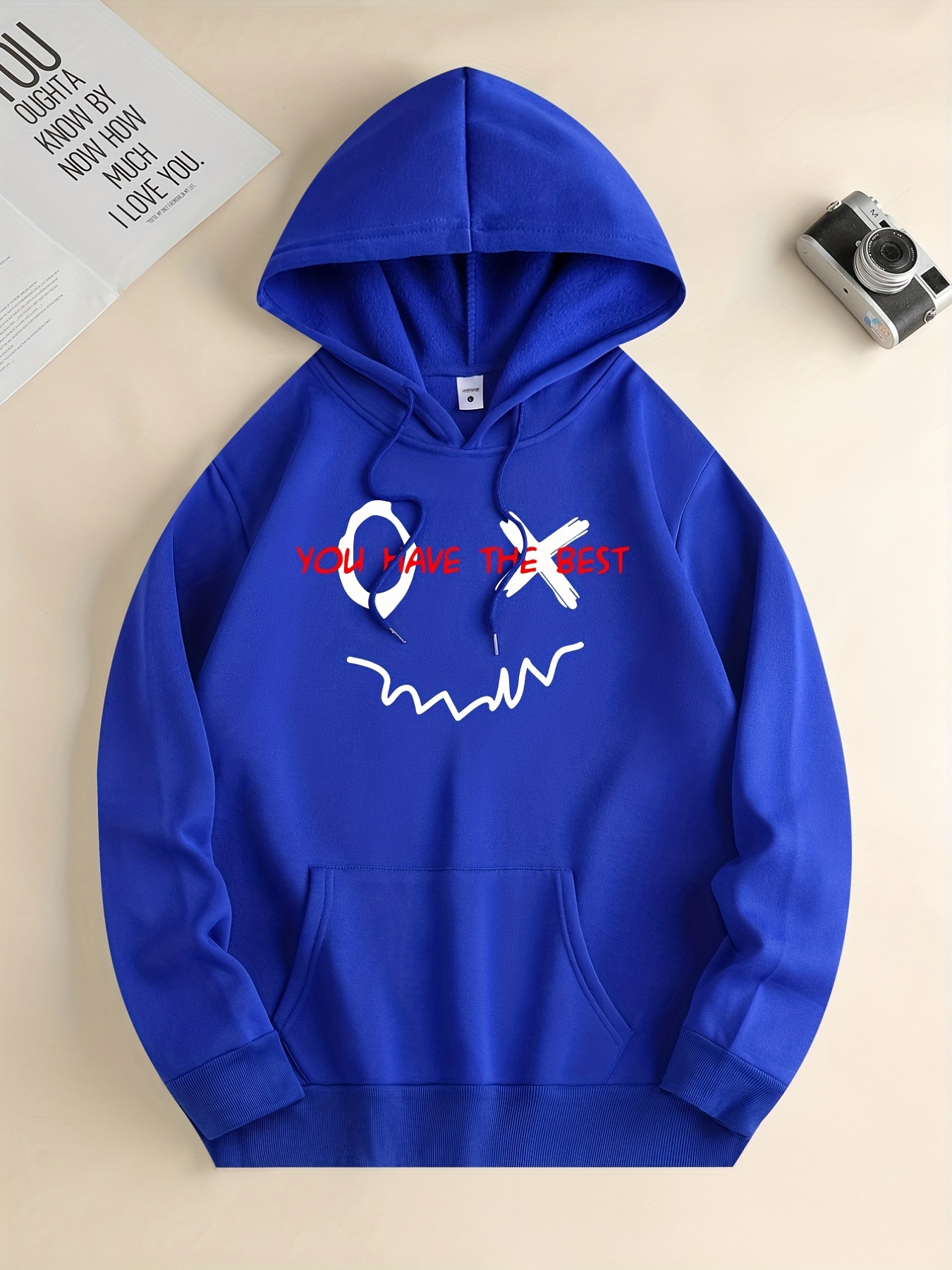 Cross face outlet hoodie