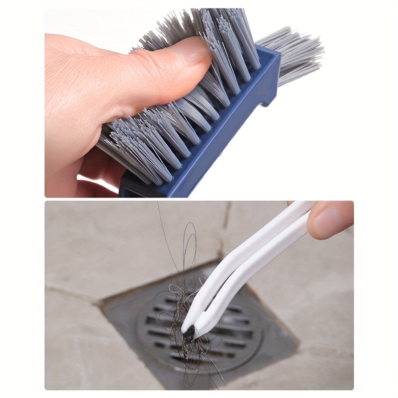 New bathroom cleaning brush gap brush two-in-one small clip hair window  cleaning brush kitchen multifunctional brush - AliExpress