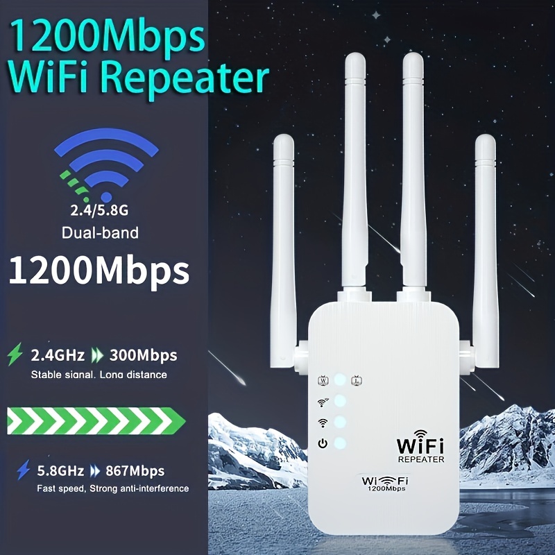 Urant U13wifi Extender Dual Band Wifi Enhancer Wifi Repeater - Temu