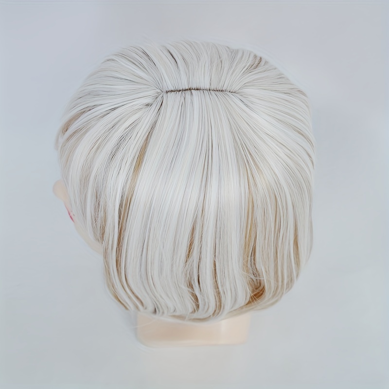 Heat Resistant Bob Cut Wig with Bangs for Daily Wear