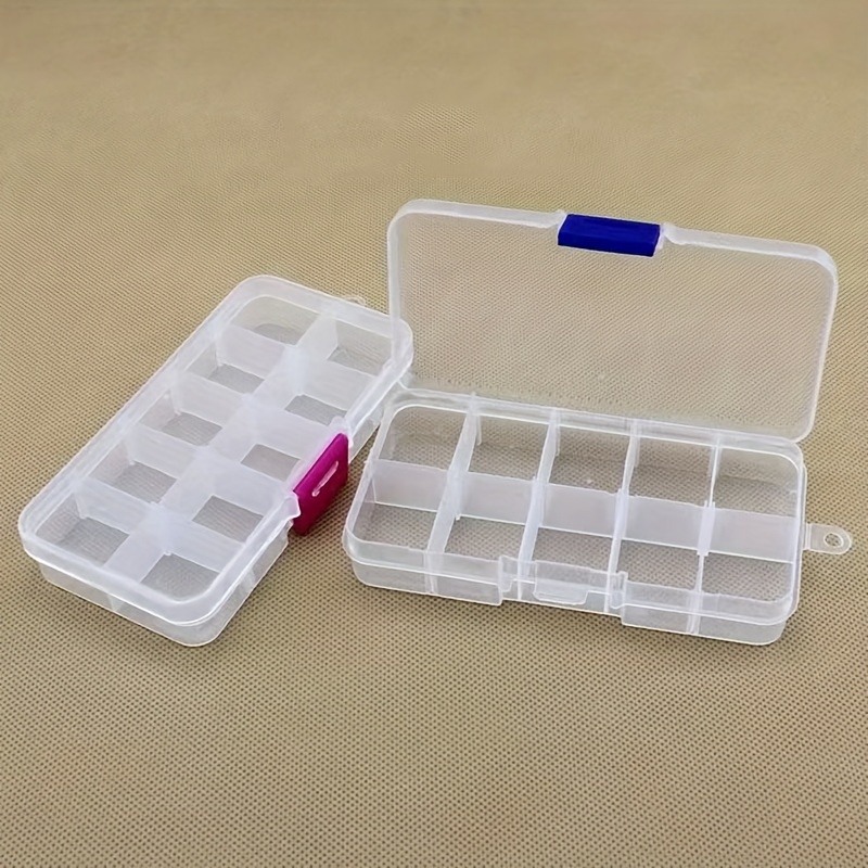 Yadada Clear Plastic Organizer Box Container Craft Storage - Temu