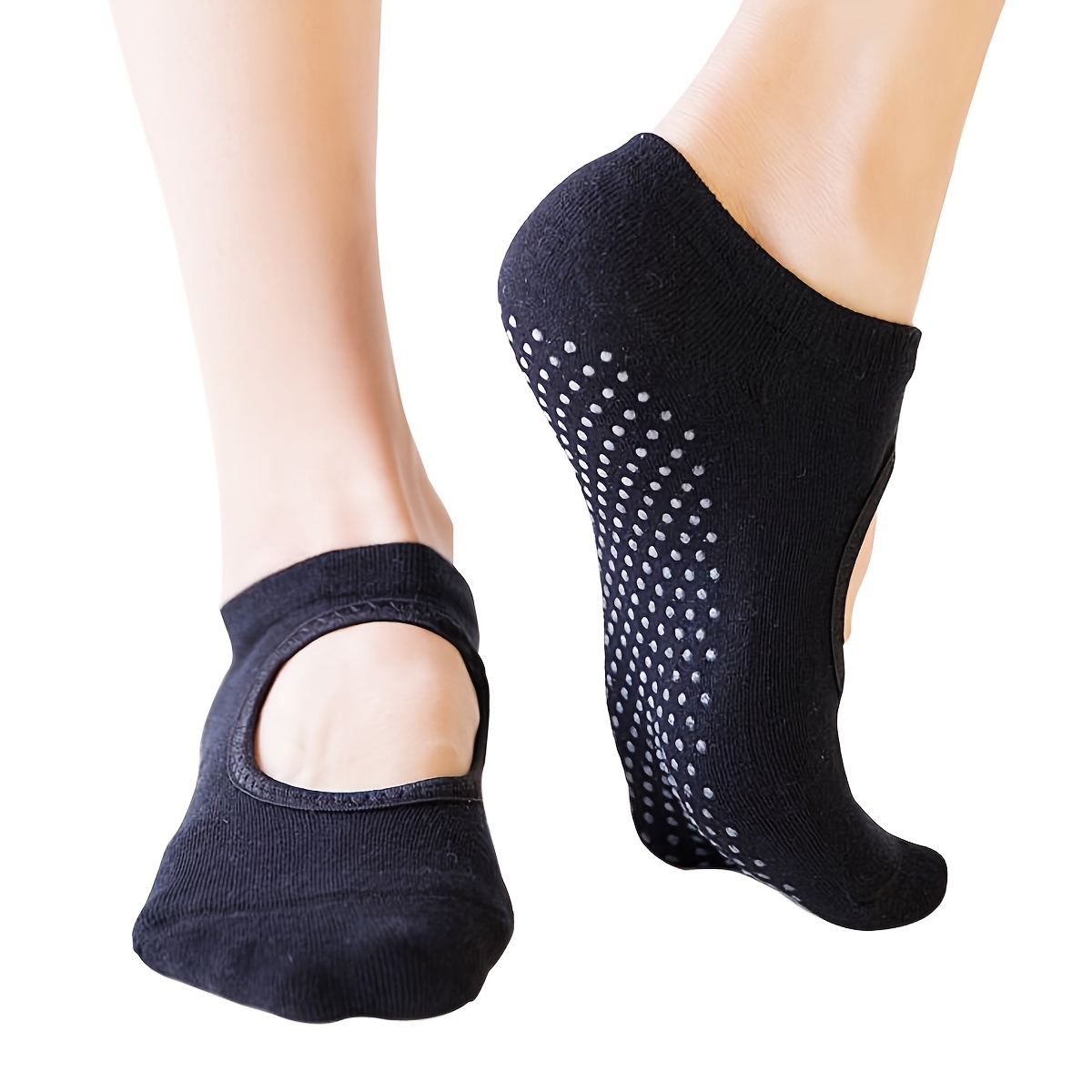 Non Slip Yoga Grip Socks Women Anklet Anti skid Pilates - Temu Canada