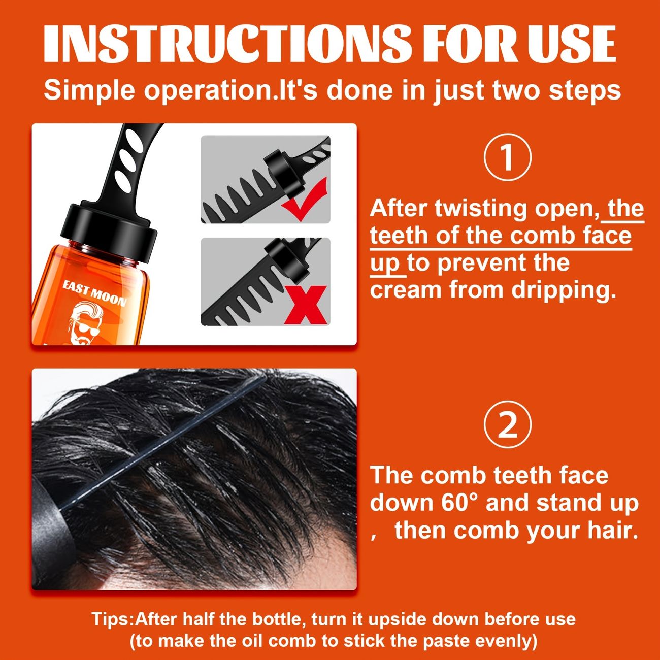 1pc Hair Gel For Men 2 In 1 Hair Wax Gel With Comb Mens Hair Styling Wax Gel Cream With Integrated Styling Comb Men's Hair Styling Gel Tool Hair Wax | Shop 1pc Hair Gel For Men 2 In 1 Hair Wax Gel With Comb Mens Hair Styling Wax Gel Cream With Integrated Styling Comb Men's Hair Styling Gel Tool Hair Wax | Shop