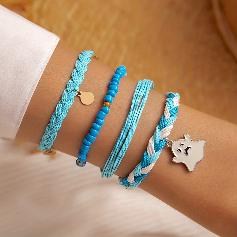 Conjunto De Pulseras De Goma - Temu