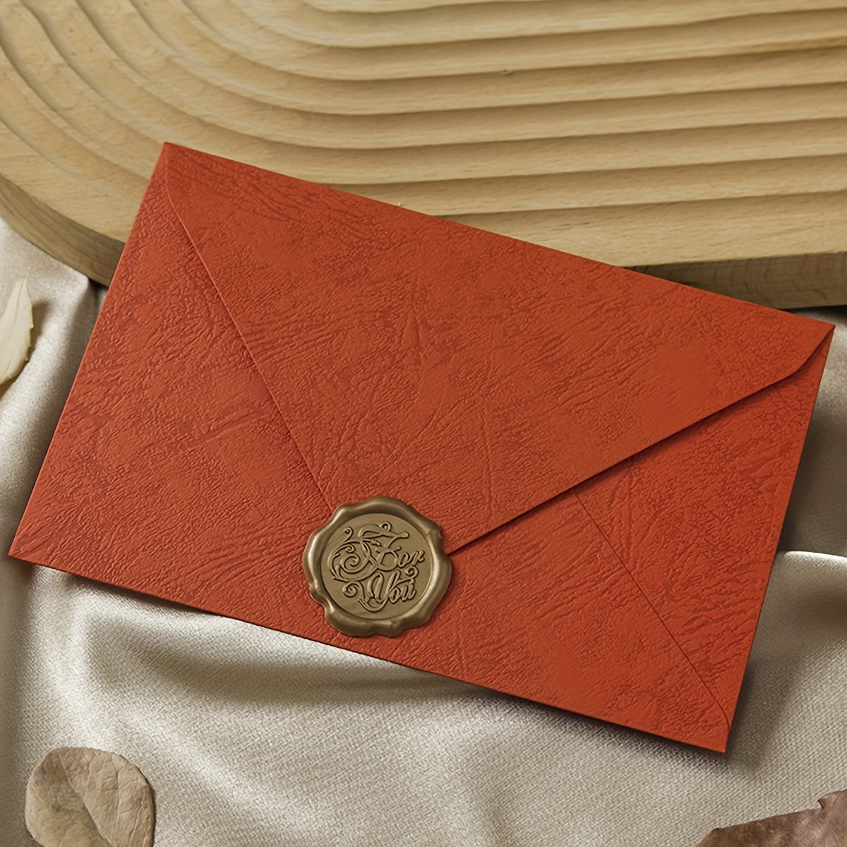 Vintage Pattern Envelope High End Business Invitation Card Postcard  Invitation Fire Paint Envelope Bag - Temu