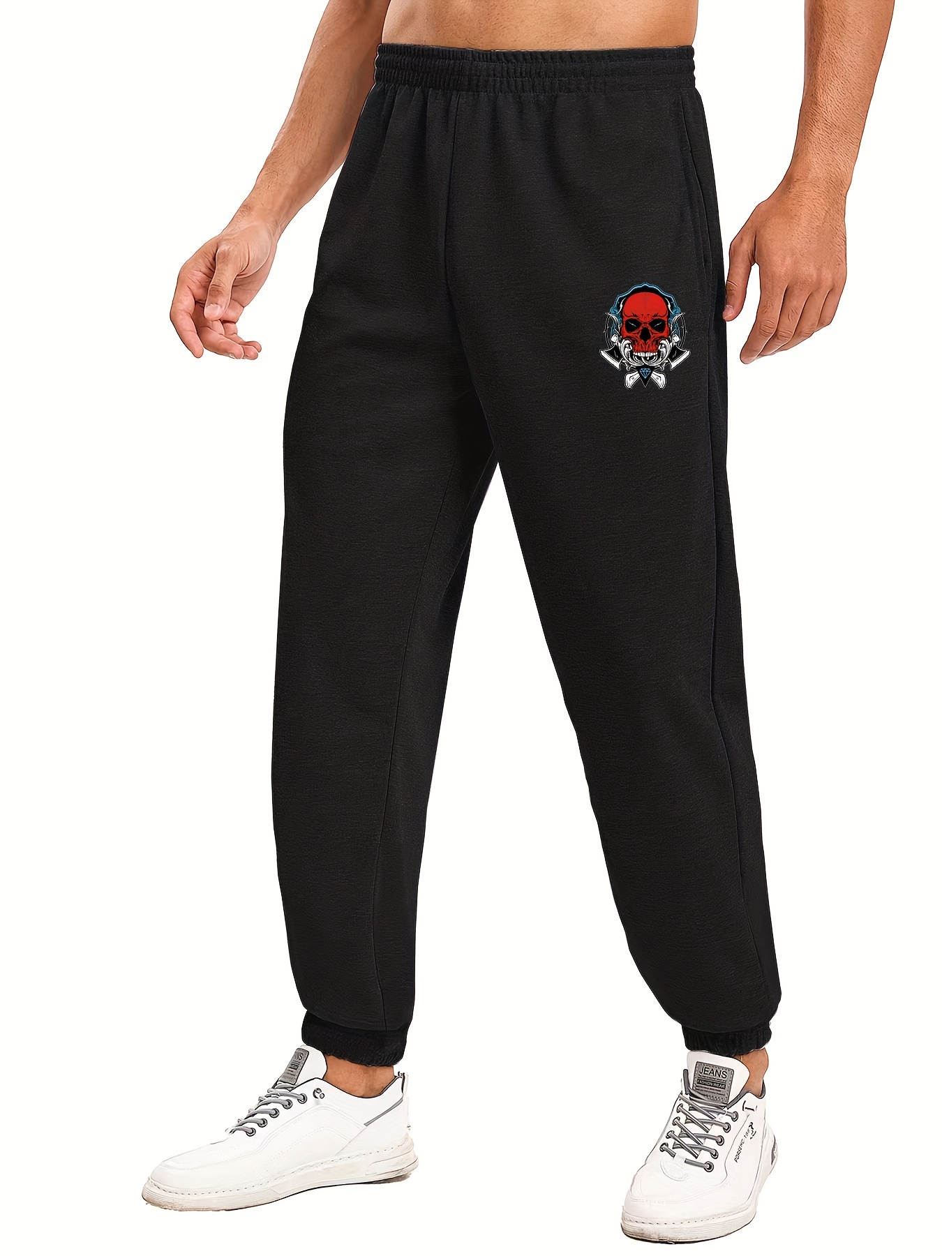 Pantalones Bombachos Lisos Talla Hombres Joggers - Temu Chile