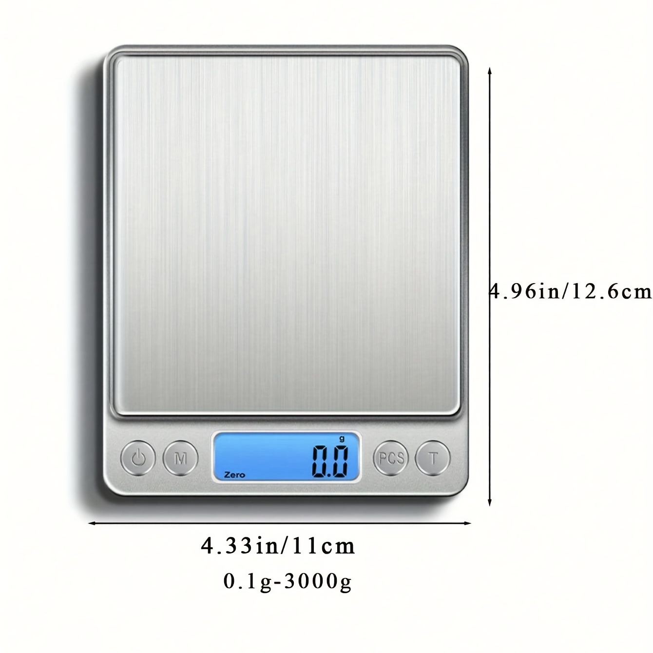  Toprime Digital Gram Scale 500g 0.01g Food Scale High
