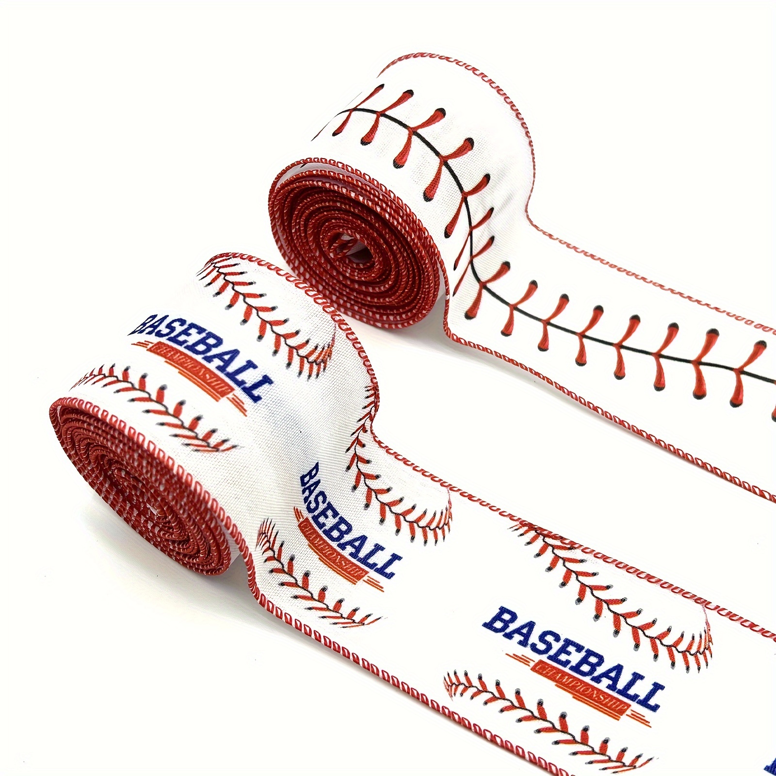 Baseball Maroon Satin Ribbon