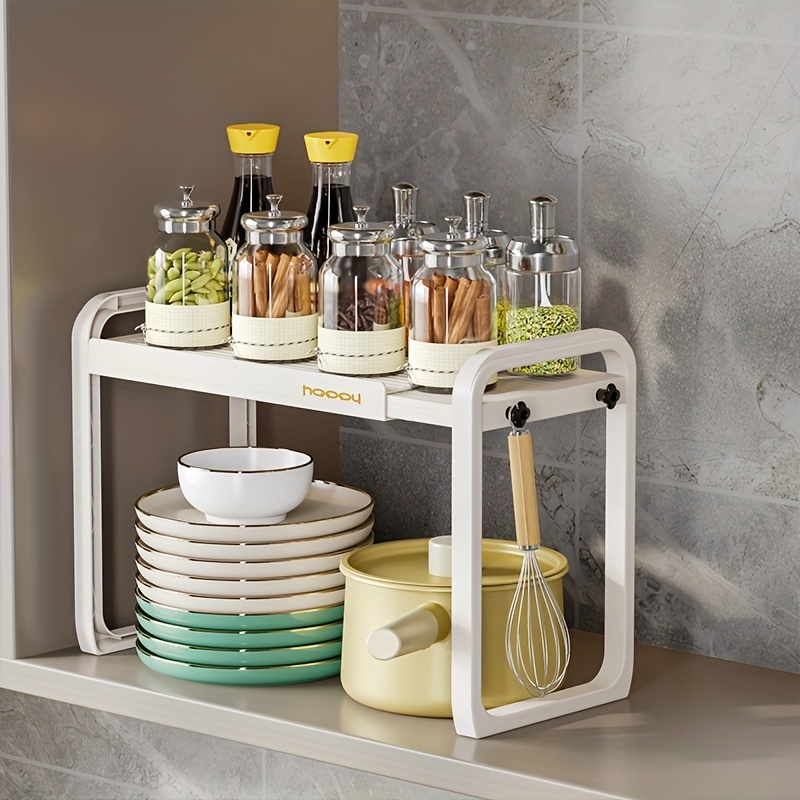 Kitchen Shelf Organizer Spice Rack Utensil Holder Countertop Temu