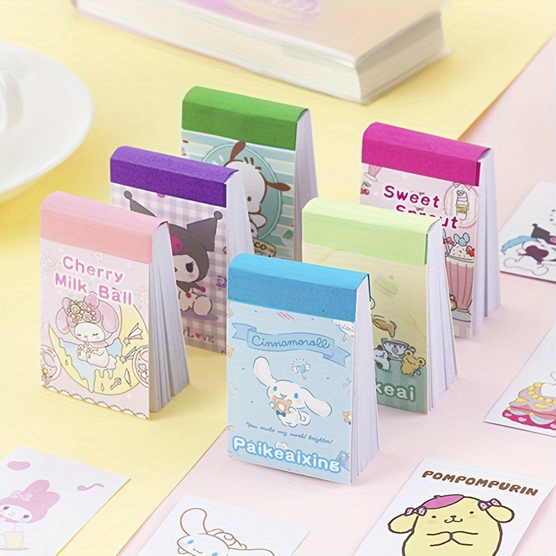 10 Rolls Set DIY Kawaii Sanrio Hello Kitty My Melody Cinnamoroll Anime Figure Washi Sticker Adhesive Tape Account Decorate Gift, Size: None, Other
