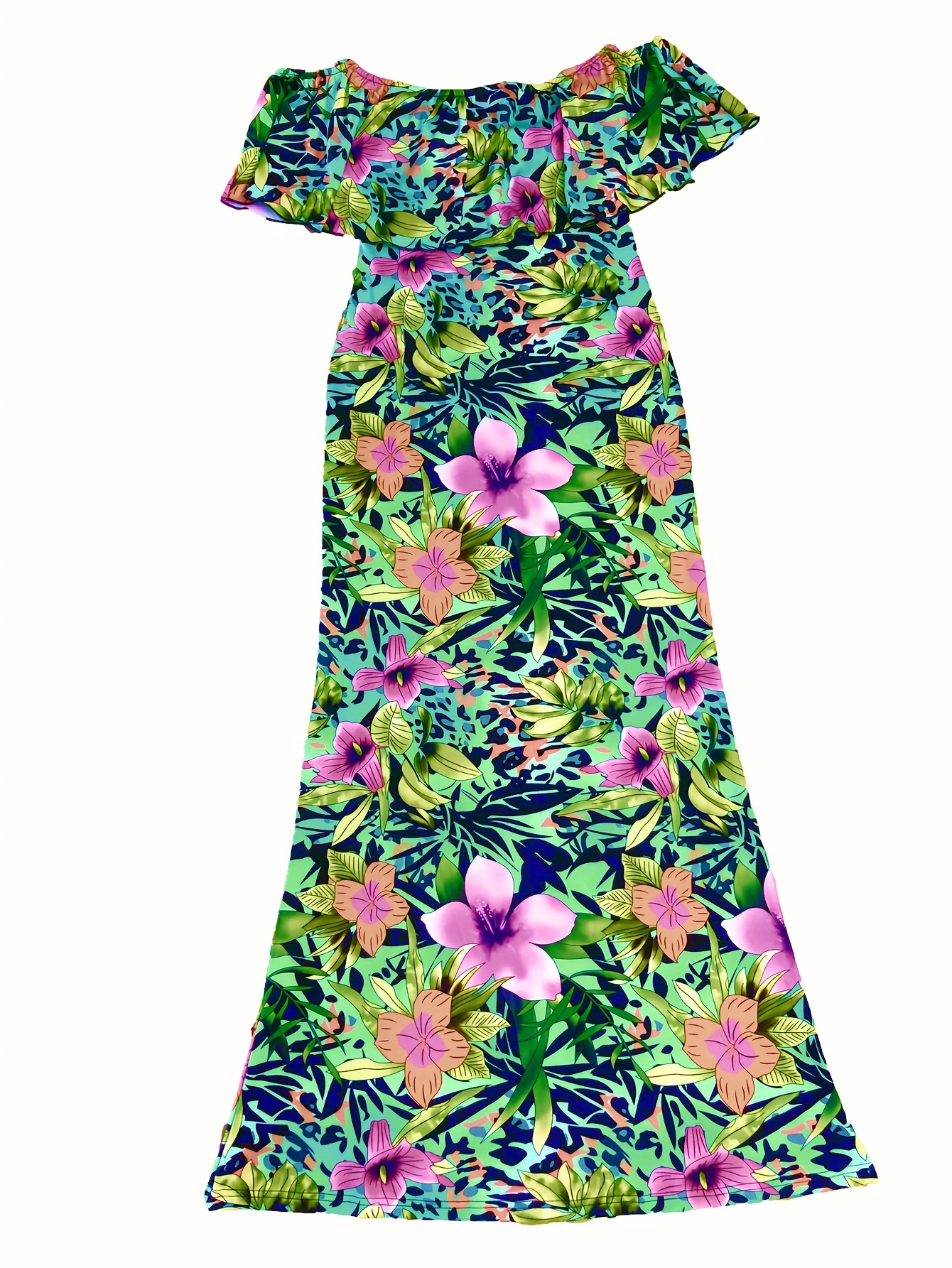 Off the Shoulder Hawaiian Dresses