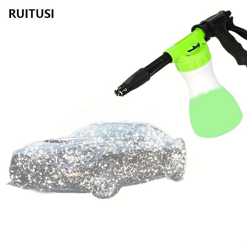 Car Wash Foam Gun, Car Wash Soap Sprayer With 3/8 Brass Connector & Car  Washing Mitts, Dual Filtration, 6 Levels Of Foam Concentration, Quick  Connect