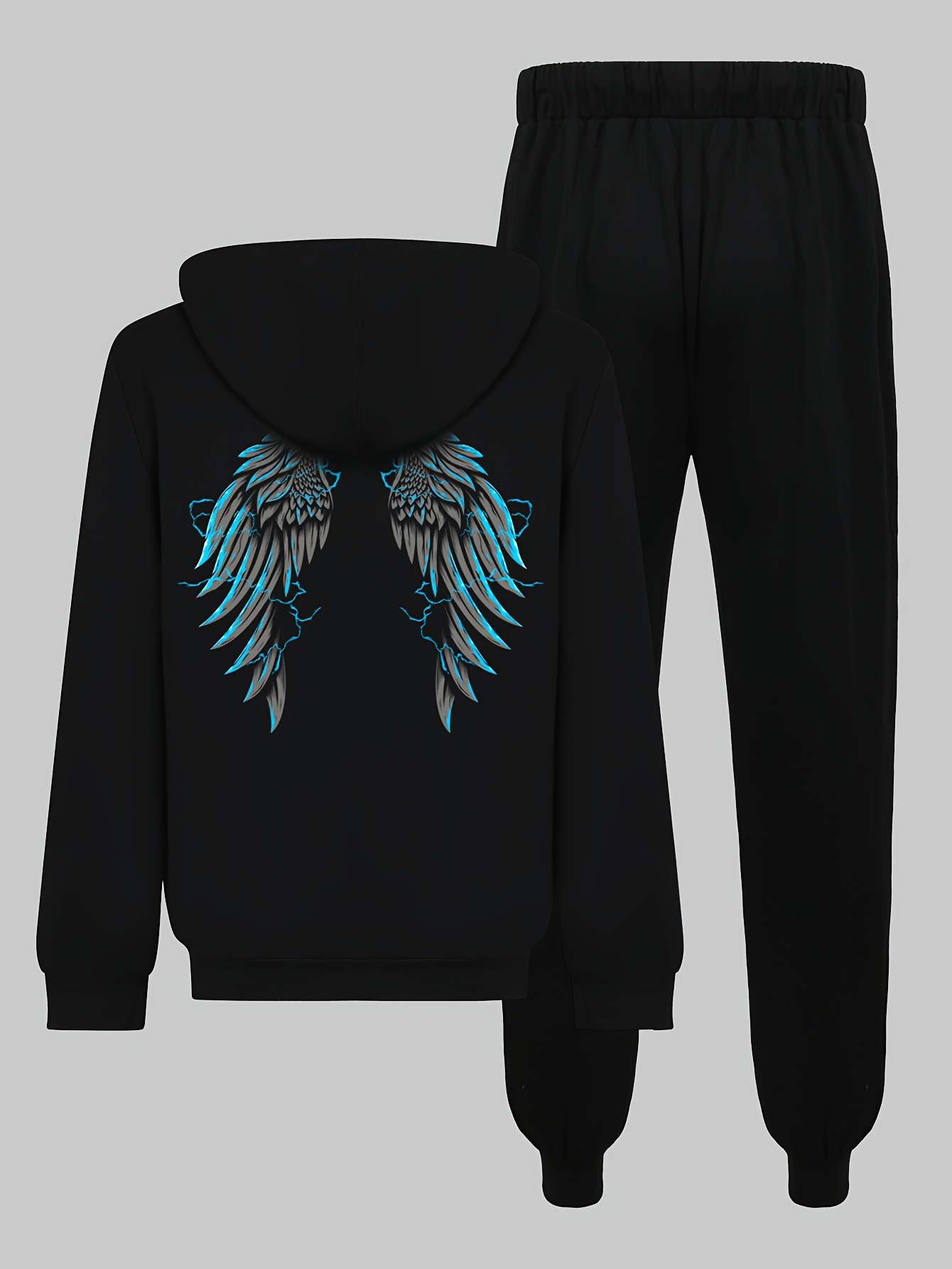 Angel wing hoodie plus 2025 size