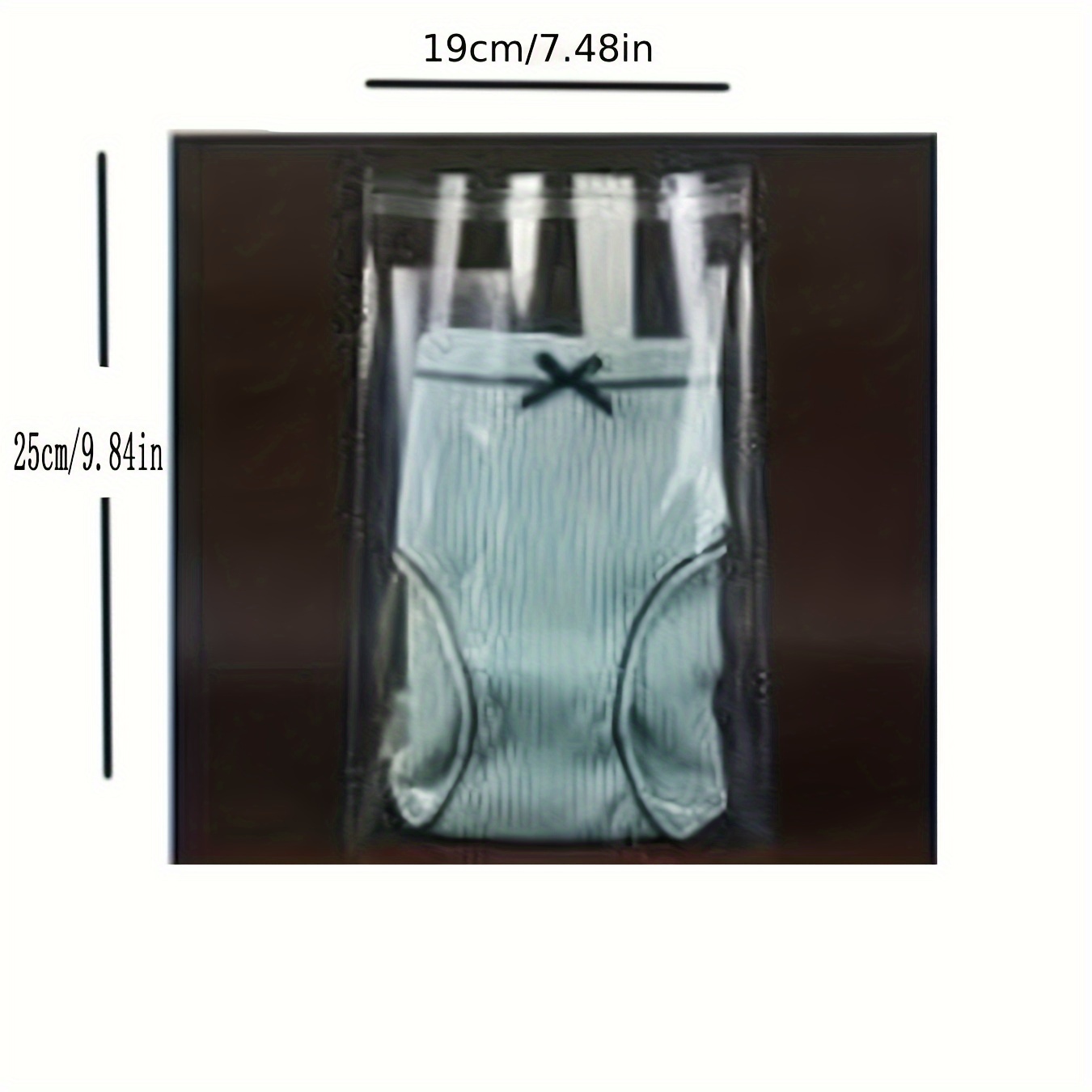 30pcs Self-Adhesive Transparent Packaging Bag for Clothes & Necessities