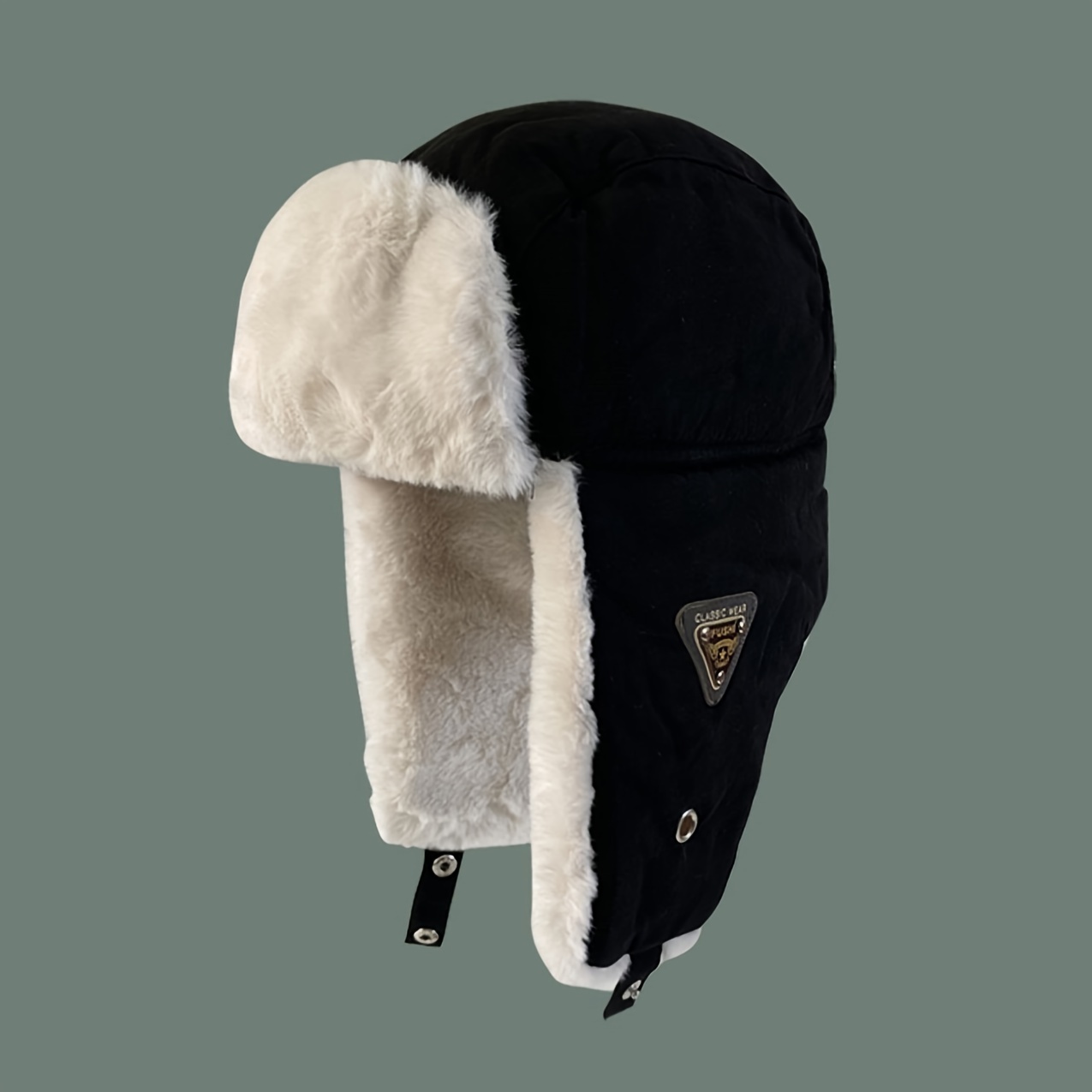 1pc Retro Fashionable Plush Versatile Winter Trapper Hat With Ear  Protection For Going Out - Jewelry & Accessories - Temu Canada