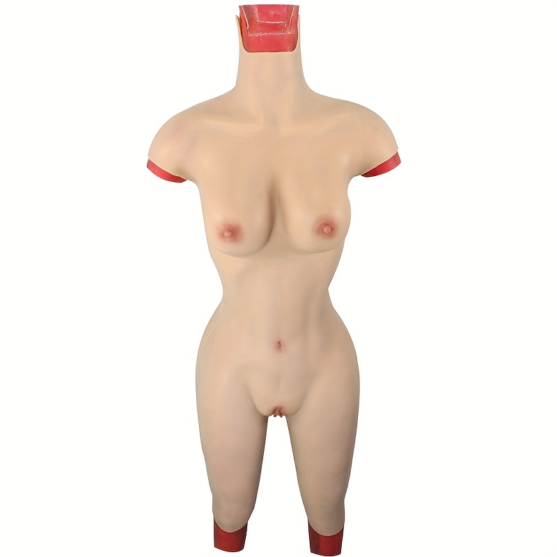 Silicone Bodysuit Realistic Breast Forms Arms Body Suit Crossdresser Drag  Queen