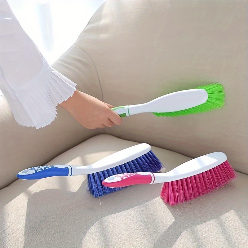 1pc Long Handled Soft Bristle Brush For Cleaning Sofa, Bed