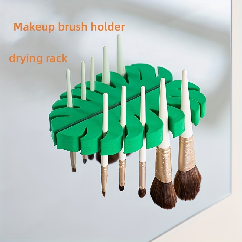 Makeup Brushes Drying Rack Brushes Dryer Collapsible 28 Slot - Temu