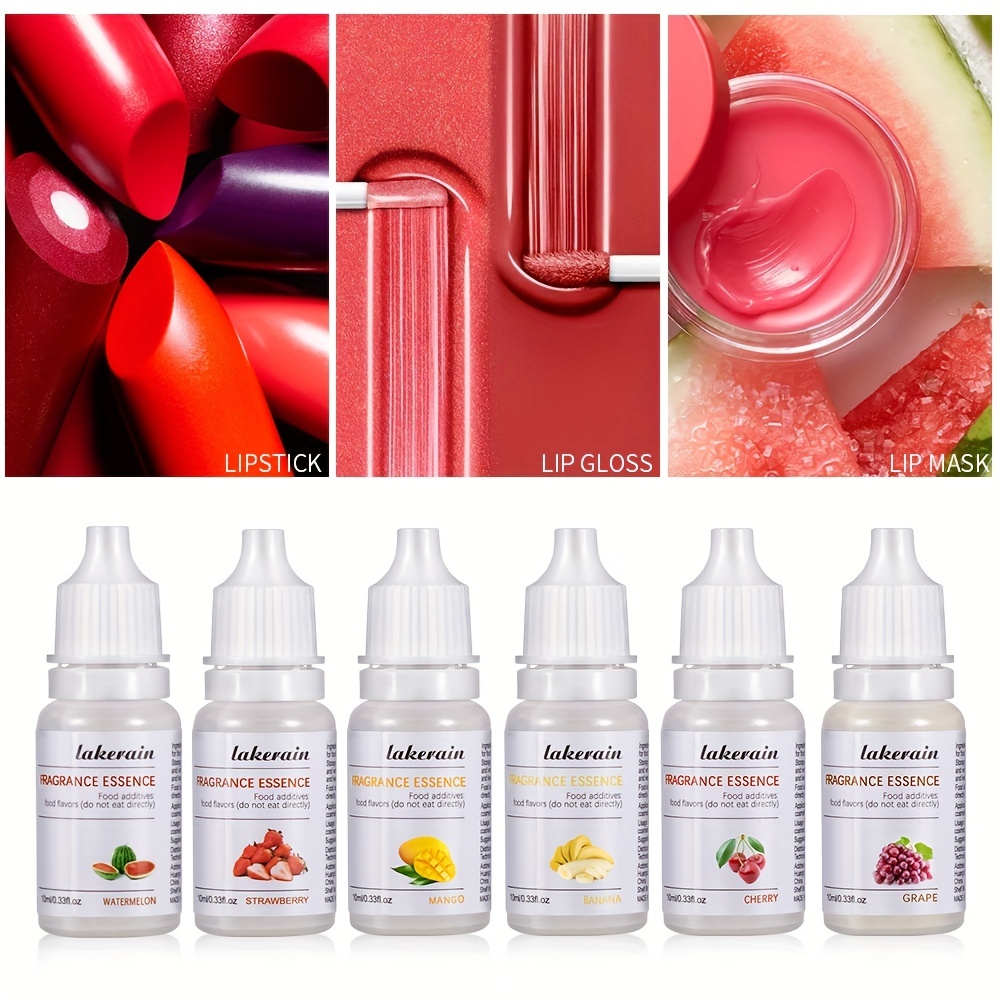 Diy Lip Color Lip Glaze Fruit Fragrance Oil Diffuser - Temu