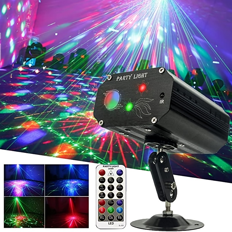 Projecteur Laser LED, lumière de fête, son de fête, Disco, DJ