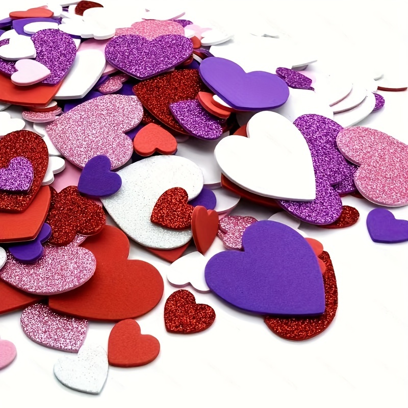 12 Piezas / Paquete Pegatinas Lindas En Forma Corazón Amor - Temu