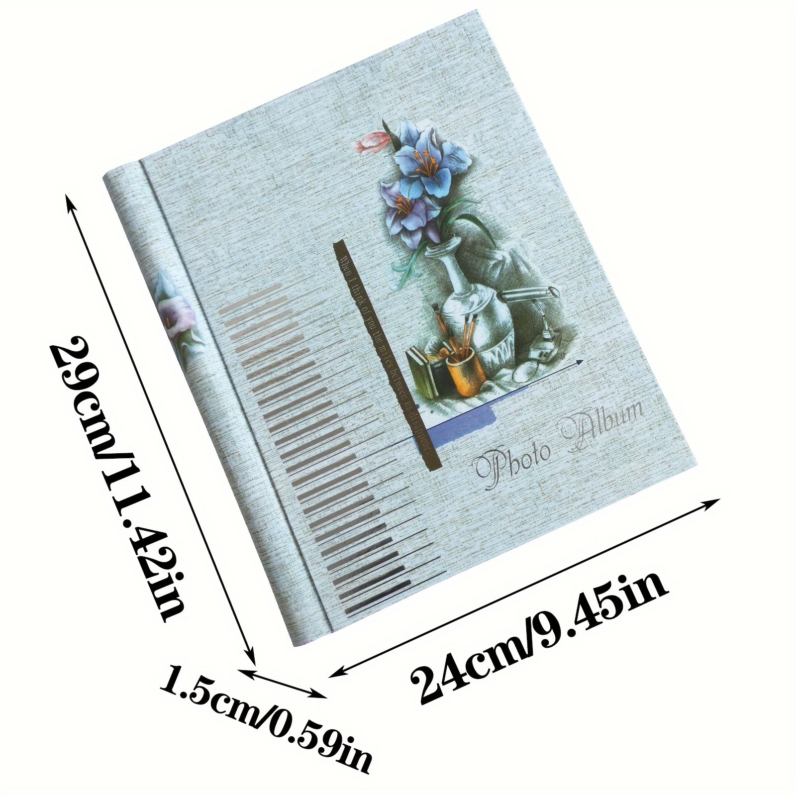 Photo Album Self Adhesive Pages Scrapbook Magnetic Photo Albums