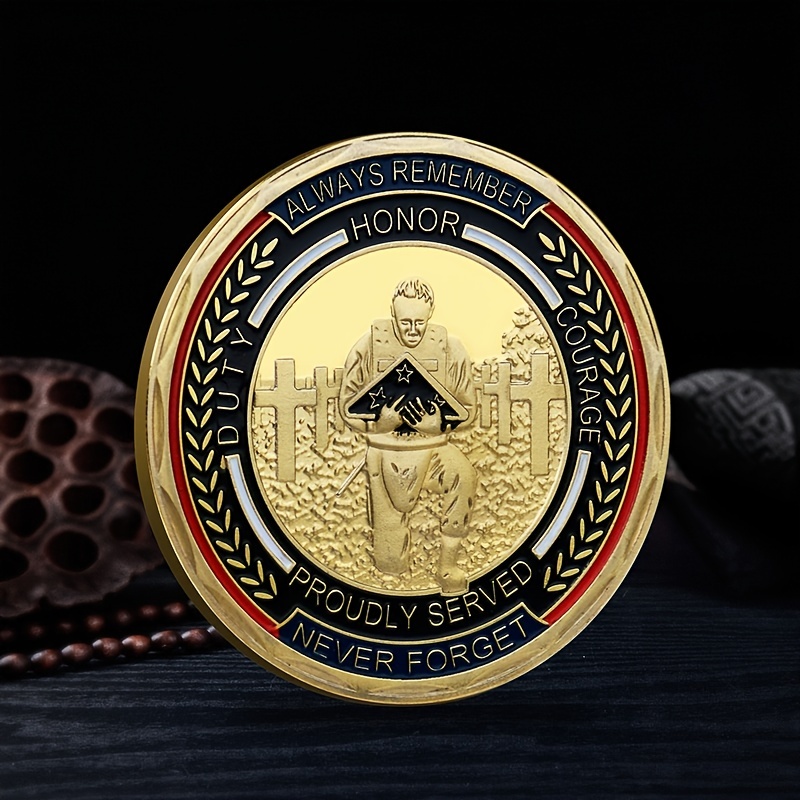 Always Remember Honor Service, Commemorative Coin, Challenge Coin - Temu