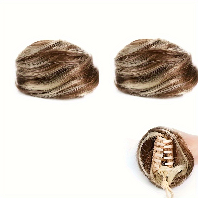 B1g1 Free small Size Chignon Hair Bun Mini Claw Clip Messy Temu