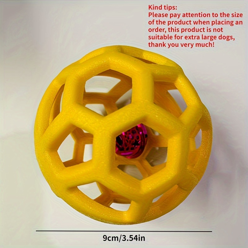 Dog Toy, A Geometric Hollow Ball Designed For Interactive Feeding, Training, Stress Relief, And Durable Chewing For Pets, Without Battery