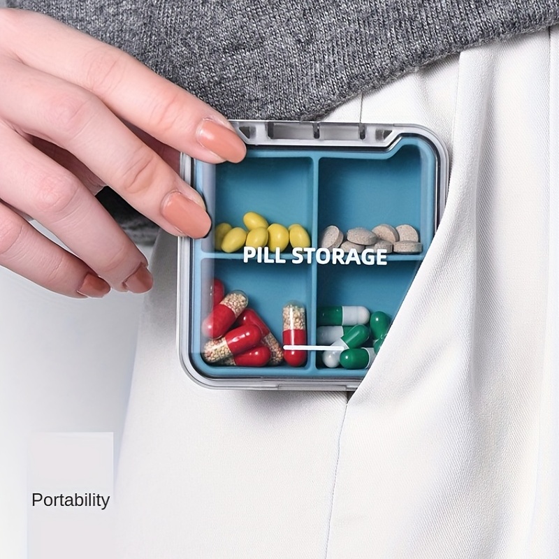 1PC Pill Bottle Organizer Medicine Storage Bag Medication Travel Carrying  Case