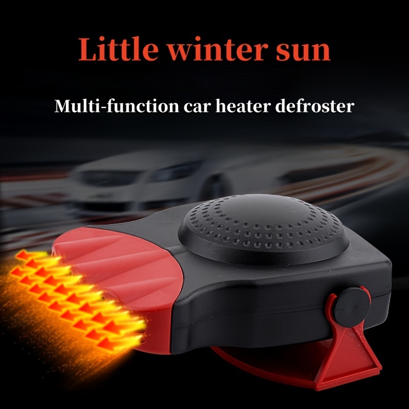  Car Defroster,12v 200w Portable Car Heater, 2 In 1 Ceramic  Heating Cooling Heater Fan Defroster, 360 Degree Rotary Base Universal Car  Fan Windshield Defroster : Automotive