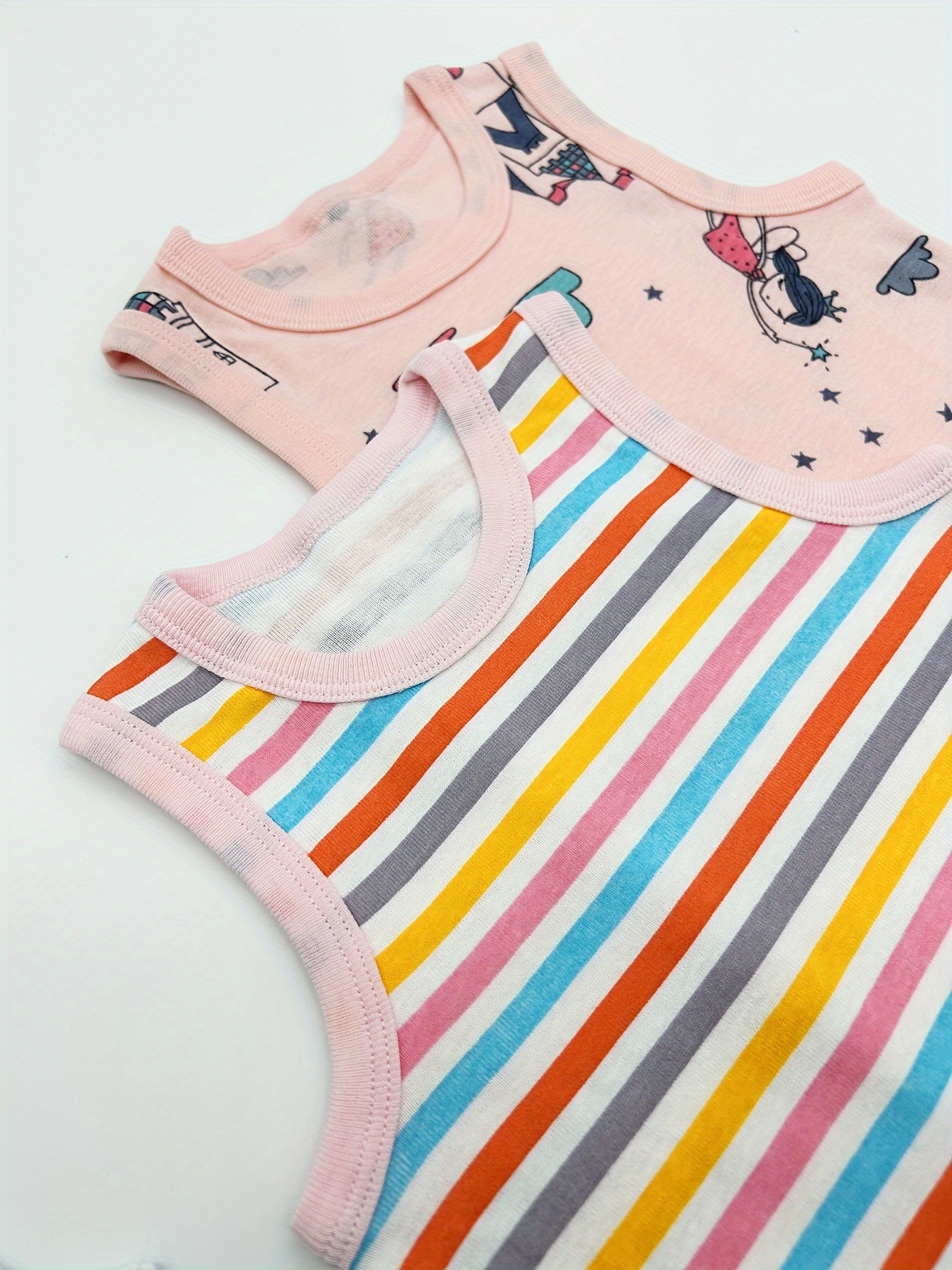 3pcs Niñas Camiseta Interior Tank Diseño Lindo Camisetas De Algodón Con  Arco Tops Para Bebé Niña Tops Transpirables - Temu Spain