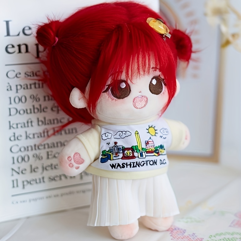 Original Design Cotton Doll Cute Plush Doll Dress Cotton - Temu