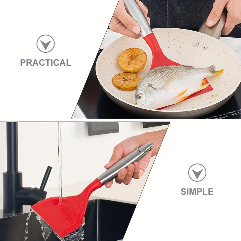 Silicone Spatulas/utensils Kitchen Scraper wide flipper- pizza