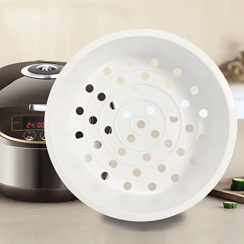 Easy to clean Plastic Rice Cooker Steamer With Steaming Rack - Temu